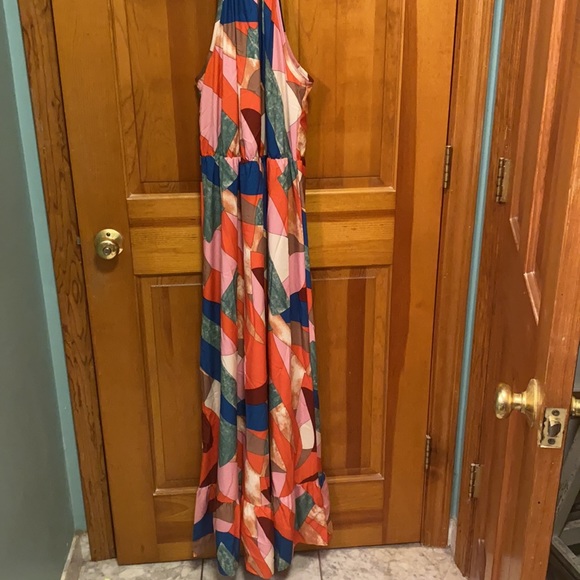 Multicolored maxi dress - Picture 2 of 2